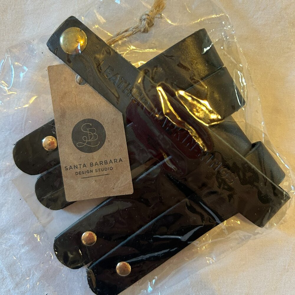 Leather Napkin Holders Santa Barbara Design Studio